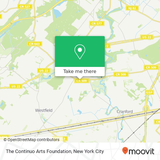 Mapa de The Continuo Arts Foundation