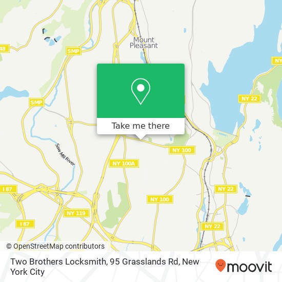 Mapa de Two Brothers Locksmith, 95 Grasslands Rd