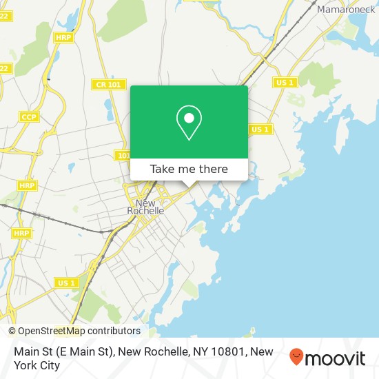 Main St (E Main St), New Rochelle, NY 10801 map