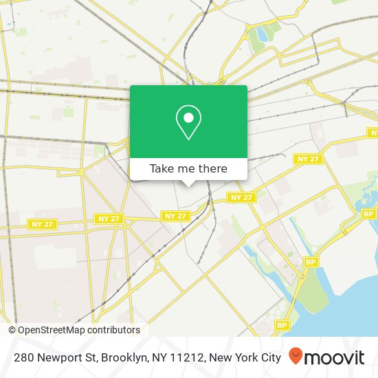 280 Newport St, Brooklyn, NY 11212 map