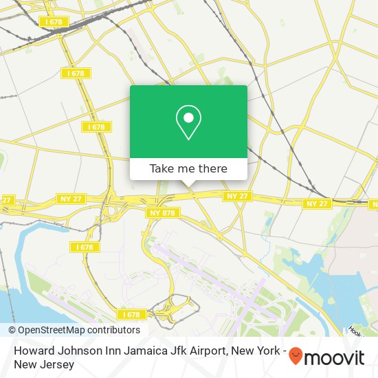 Howard Johnson Inn Jamaica Jfk Airport map