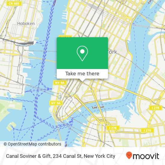 Canal Soviner & Gift, 234 Canal St map