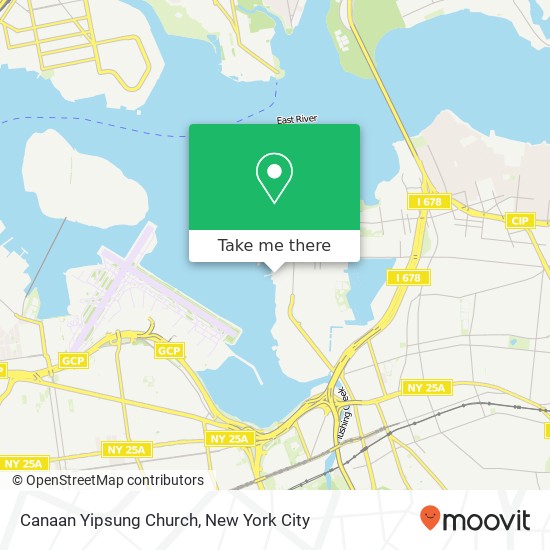 Canaan Yipsung Church, 22-30 119th St map