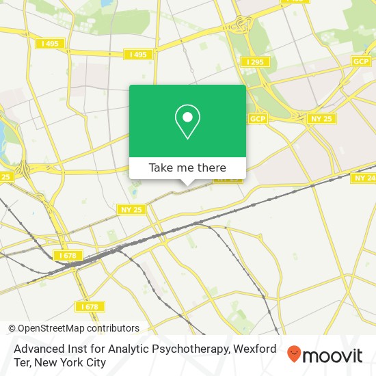 Advanced Inst for Analytic Psychotherapy, Wexford Ter map