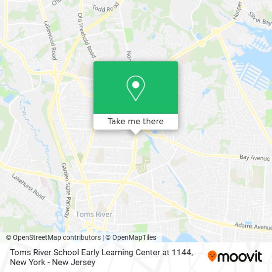 Mapa de Toms River School Early Learning Center at 1144