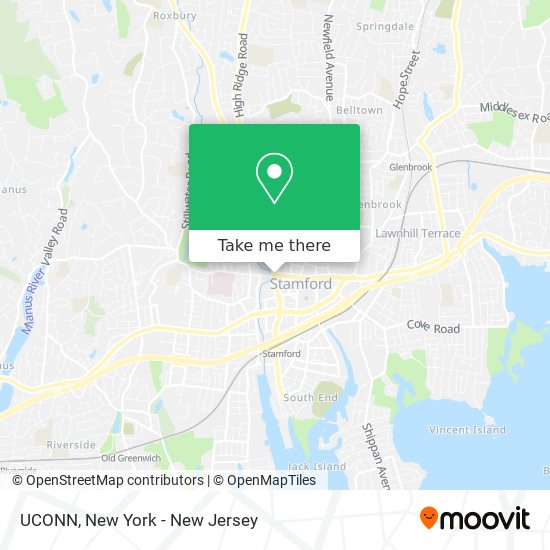 UCONN map