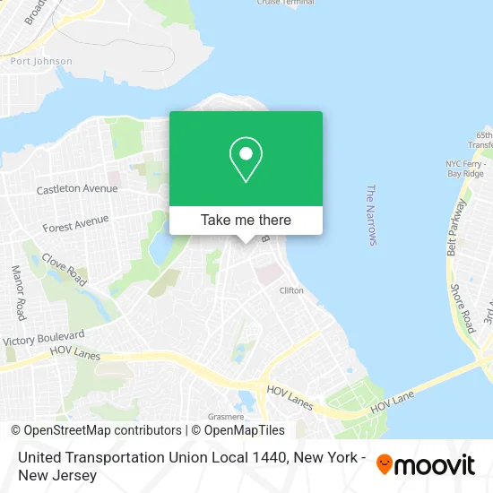 United Transportation Union Local 1440 map