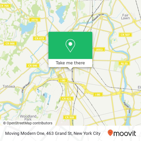 Moving Modern One, 463 Grand St map