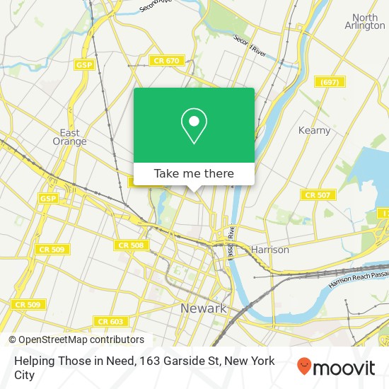 Mapa de Helping Those in Need, 163 Garside St