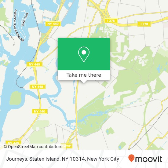 Journeys, Staten Island, NY 10314 map