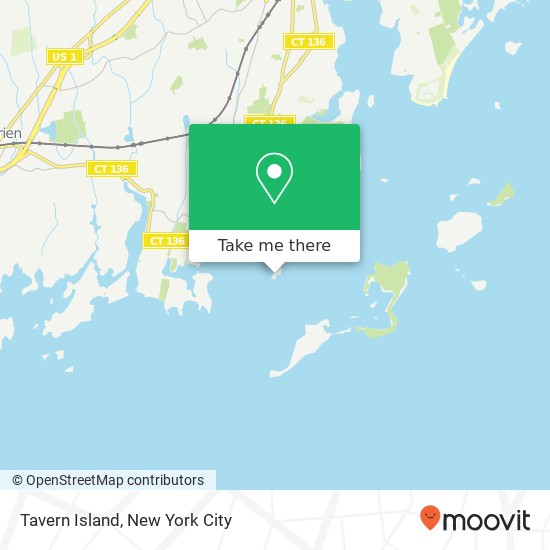 Tavern Island map