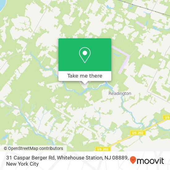 Mapa de 31 Caspar Berger Rd, Whitehouse Station, NJ 08889