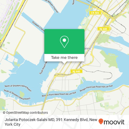 Jolanta Potoczek-Salahi MD, 391 Kennedy Blvd map