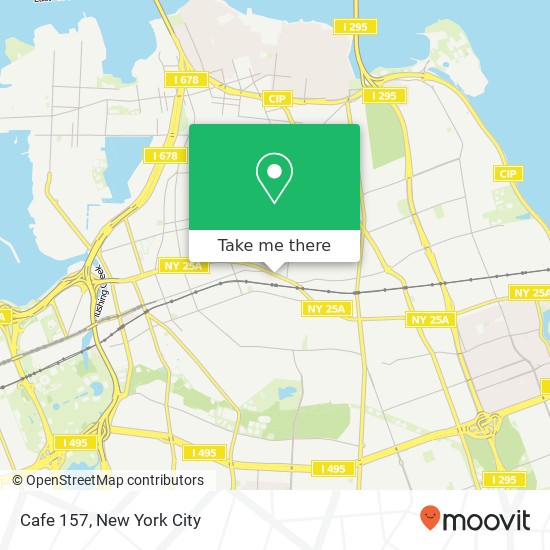 Mapa de Cafe 157, 157-08 Northern Blvd