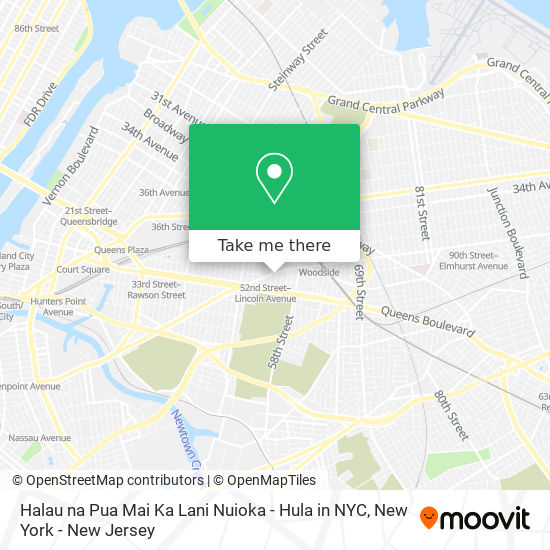 Halau na Pua Mai Ka Lani Nuioka - Hula in NYC map