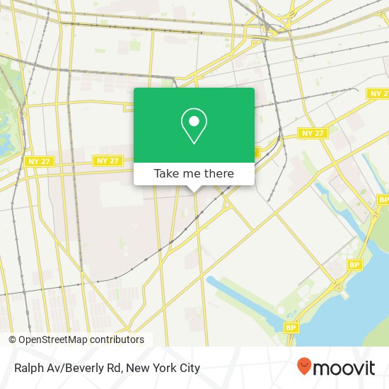 Mapa de Ralph Av/Beverly Rd