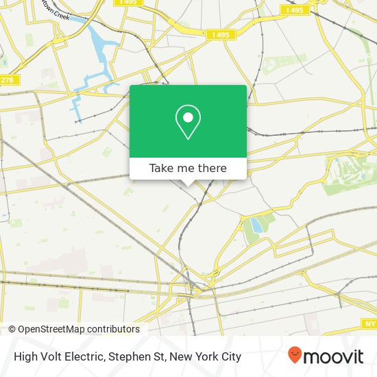 High Volt Electric, Stephen St map