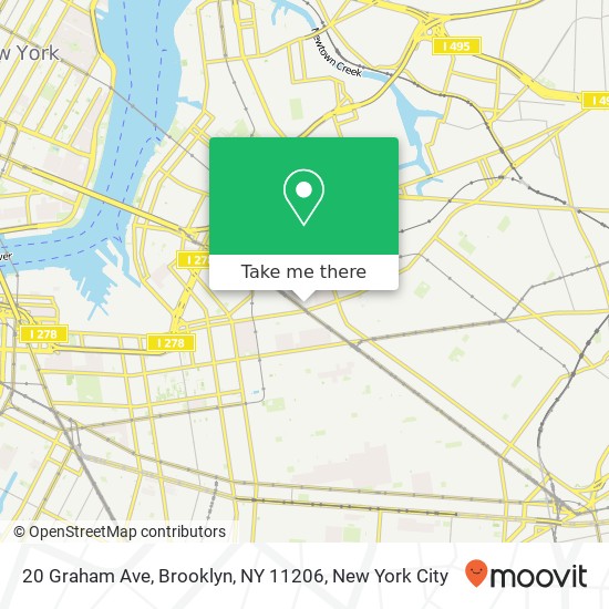 20 Graham Ave, Brooklyn, NY 11206 map