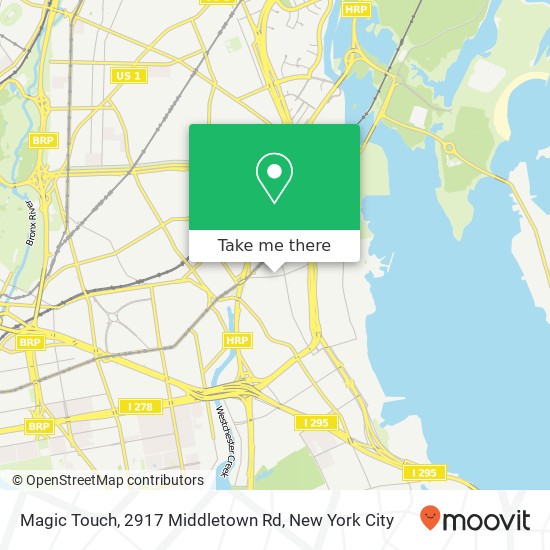 Mapa de Magic Touch, 2917 Middletown Rd
