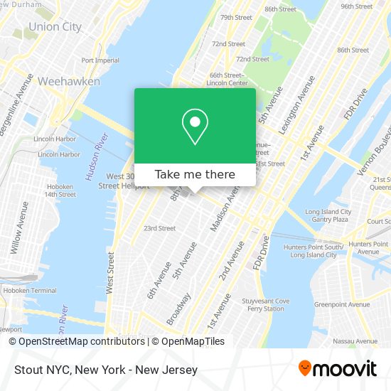 Stout NYC map