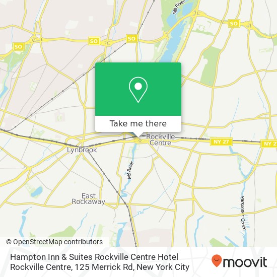 Hampton Inn & Suites Rockville Centre Hotel Rockville Centre, 125 Merrick Rd map