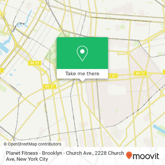 Planet Fitness - Brooklyn - Church Ave., 2228 Church Ave map