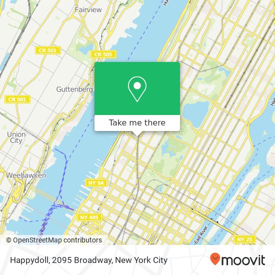 Mapa de Happydoll, 2095 Broadway