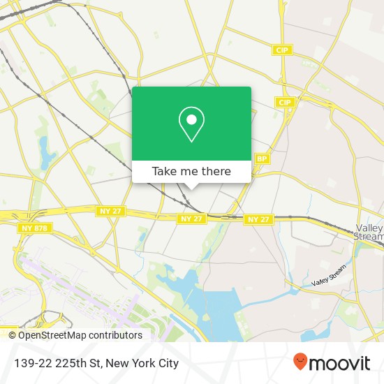 Mapa de 139-22 225th St, Springfield Gardens, NY 11413