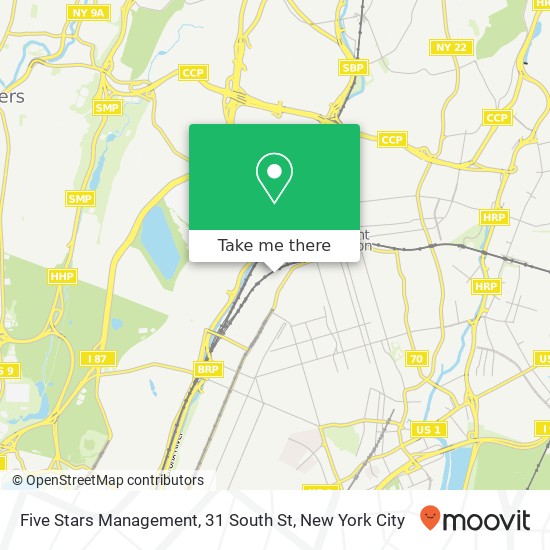 Mapa de Five Stars Management, 31 South St