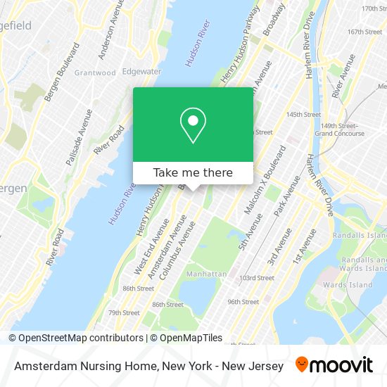 How to get to Amsterdam Nursing Home in Manhattan by Subway ...