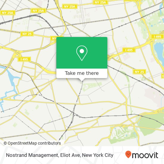 Nostrand Management, Eliot Ave map