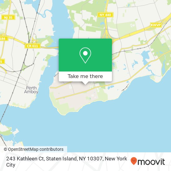 243 Kathleen Ct, Staten Island, NY 10307 map