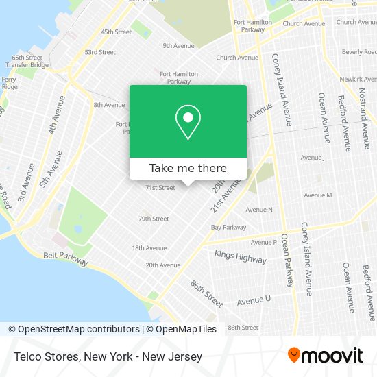 Telco Stores map