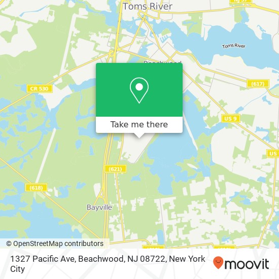 1327 Pacific Ave, Beachwood, NJ 08722 map