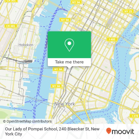 Our Lady of Pompei School, 240 Bleecker St map