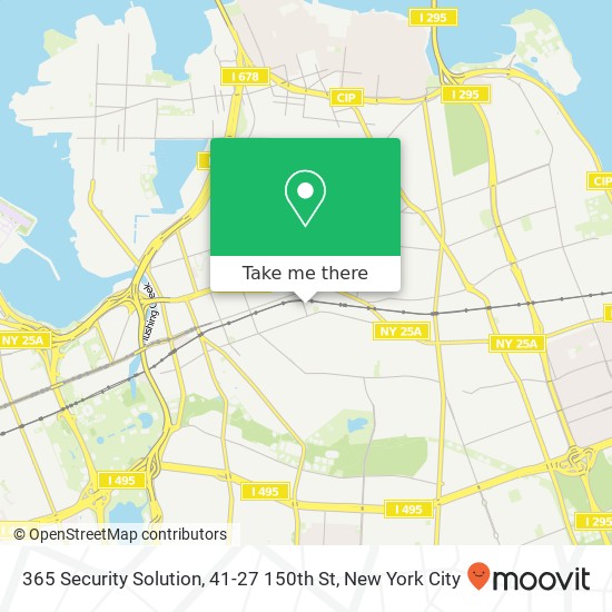 Mapa de 365 Security Solution, 41-27 150th St