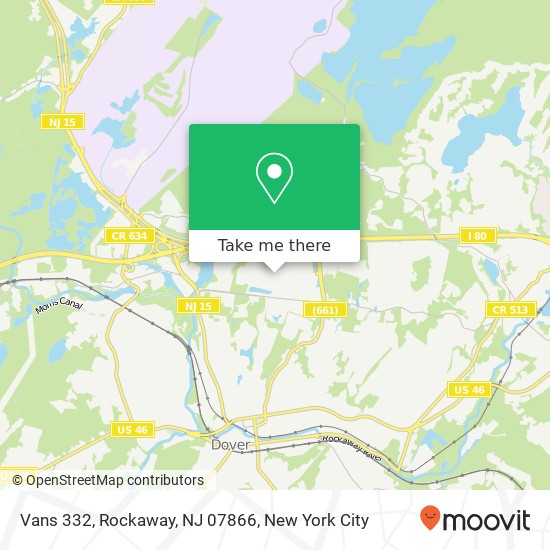 Vans 332, Rockaway, NJ 07866 map