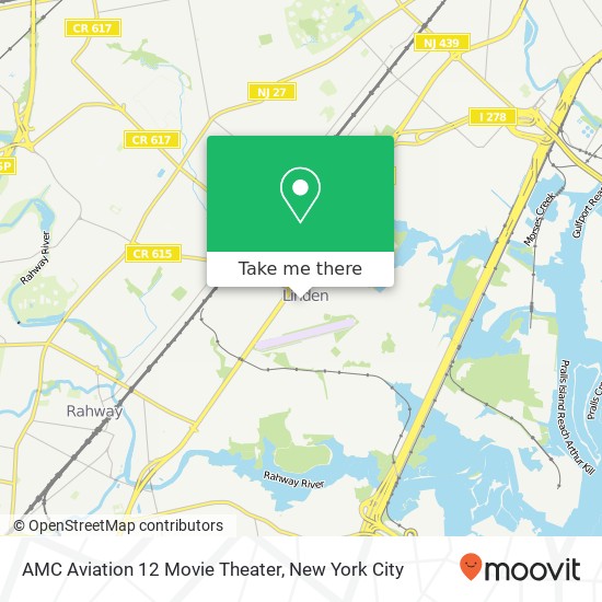 Mapa de AMC Aviation 12 Movie Theater