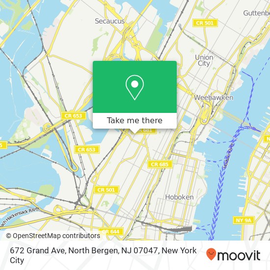 672 Grand Ave, North Bergen, NJ 07047 map