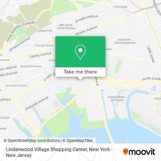 Mapa de Lindenwood Village Shopping Center