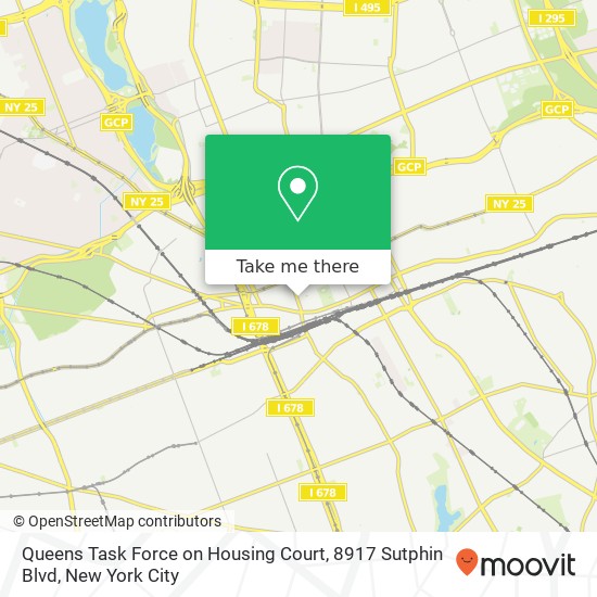 Queens Task Force on Housing Court, 8917 Sutphin Blvd map