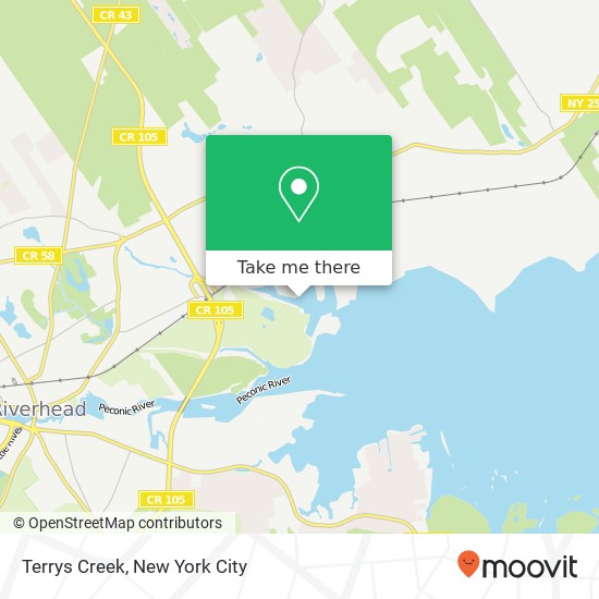 Terrys Creek map