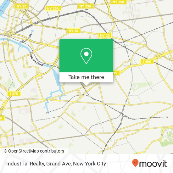 Mapa de Industrial Realty, Grand Ave