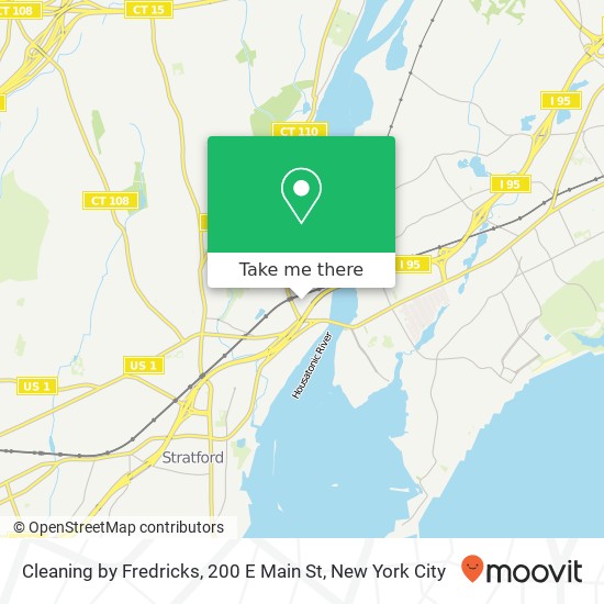 Cleaning by Fredricks, 200 E Main St map