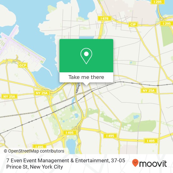 7 Even Event Management & Entertainment, 37-05 Prince St map