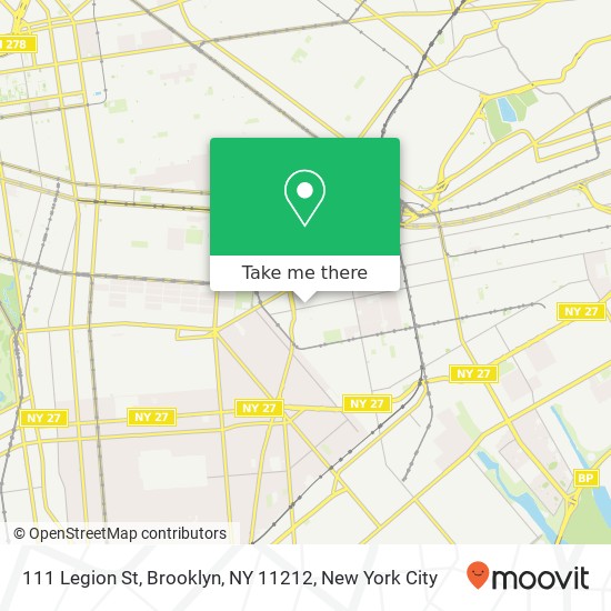 111 Legion St, Brooklyn, NY 11212 map