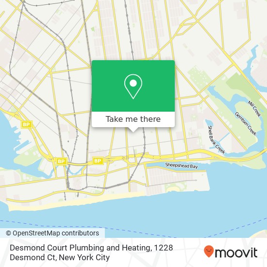 Mapa de Desmond Court Plumbing and Heating, 1228 Desmond Ct