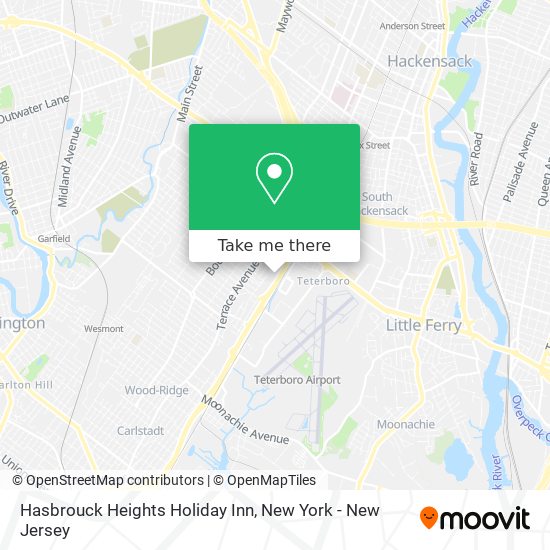 Hasbrouck Heights Holiday Inn map