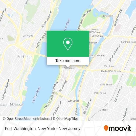 Fort Washington map