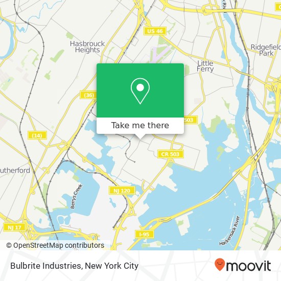 Bulbrite Industries map